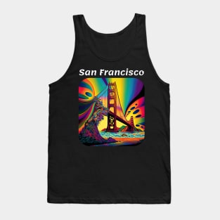 Golden Gate Bridge v3 Tank Top